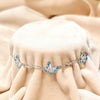 Elegant Butterfly Sterling Silver Bracelet