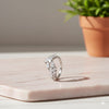 Elegant Sparkle silver ring