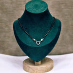 Heart Pendant Silver Mangalsutra