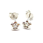 Luna Star Shine Silver Earrings