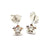 Luna Star Shine Silver Earrings