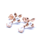 Ivora Blush Charm Silver Earrings
