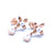 Ivora Blush Charm Silver Earrings