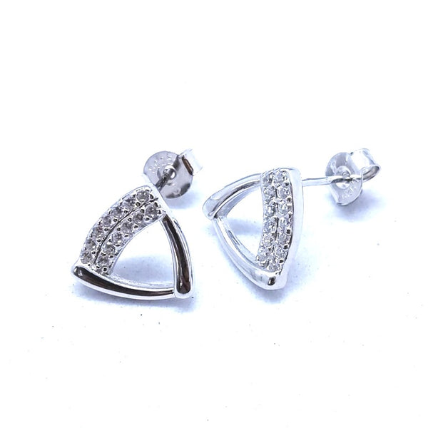 Flora Gleam Silver Earrings