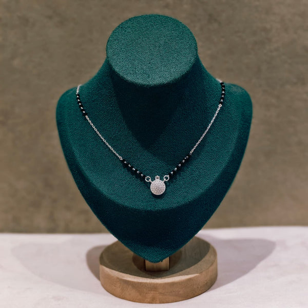 Fancy Silver Mangalsutra