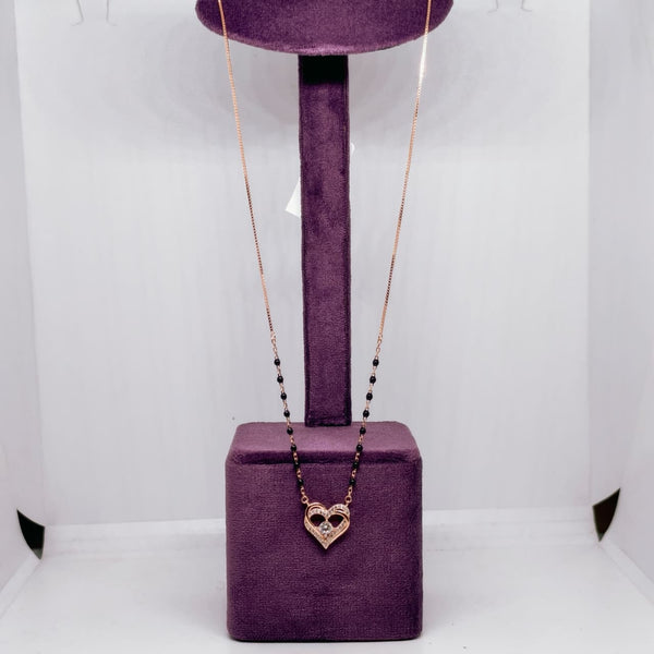 Roselle Heart Mangalsutra