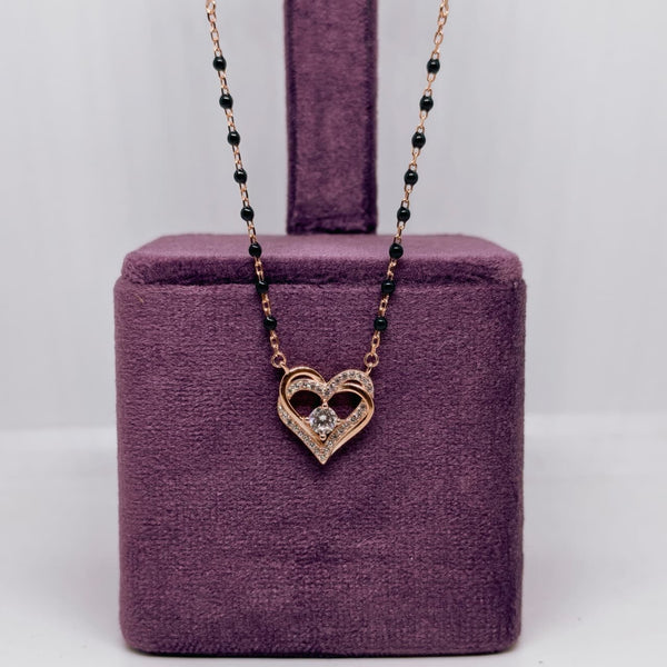 Roselle Heart Mangalsutra