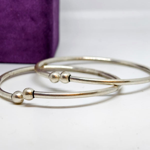 Classic Shine 925 Sterling Silver Plain Bangle