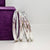 Elegant Charm Sterling Silver Bangle Set