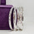 Crystal Accent Sterling Silver Bangle