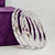 Elegant Charm Sterling Silver Bangle Set
