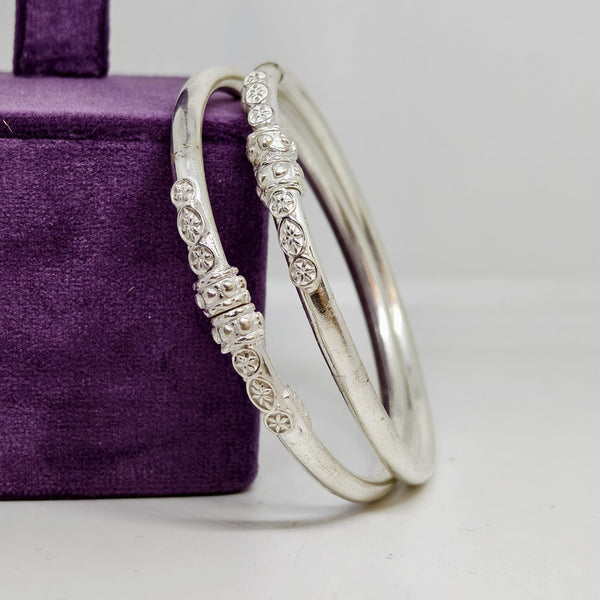 Classic Shine 925 Sterling Silver Plain Bangle