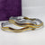 Luxe Aura Sterling Silver Gold Plated Bangle