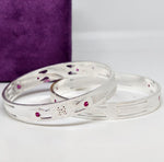 Zenith Glow Silver Bangle