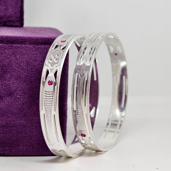 Zenith Glow Silver Bangle