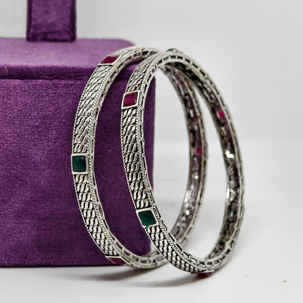 Eternal Bloom Sterling Silver Bangle