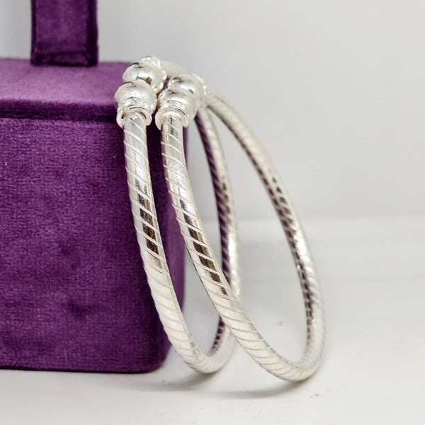 Pure Elegance Sterling Silver Plain Bangle