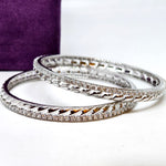 Eternal Brilliance Diamond Silver Bangle