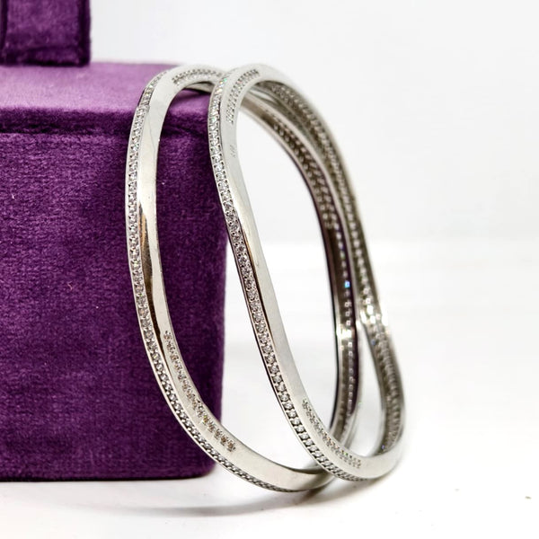 Crystal Bloom Diamond Bangle