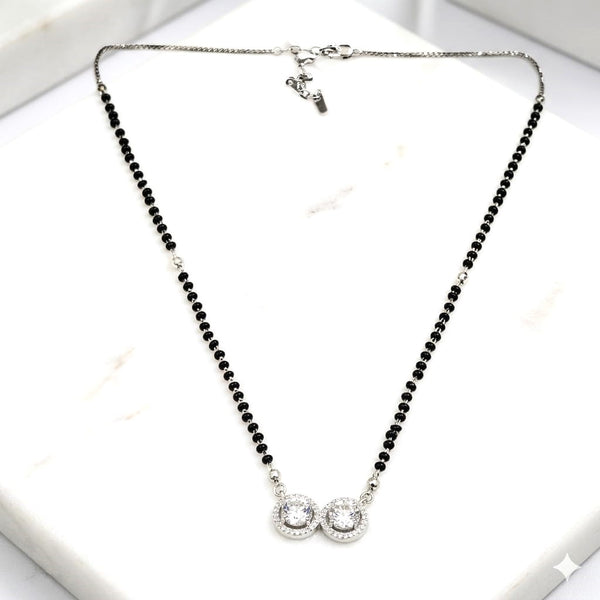 Delicate Chain Silver Mangalsutra