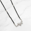 Crystal Touch Silver Mangalsutra