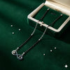 Crystal Glow Silver Mangalsutra