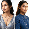 Floral Grace Silver Mangalsutra