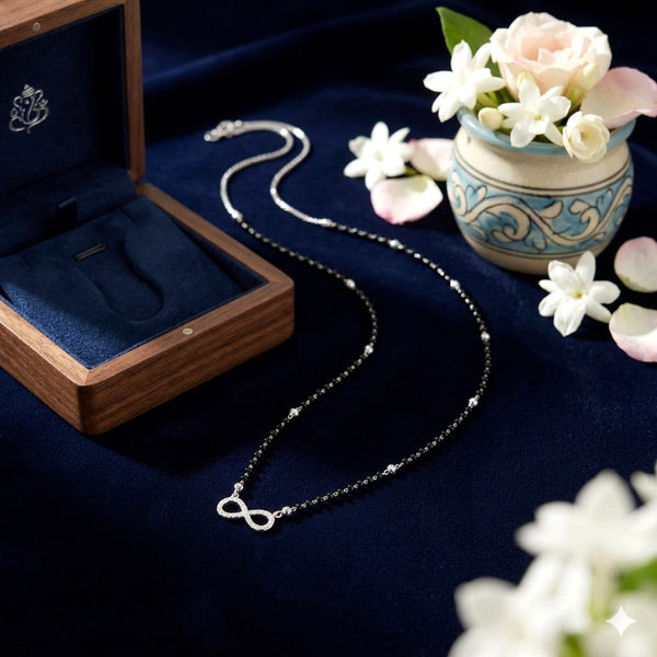 Infinity Love Silver Mangalsutra ♾️