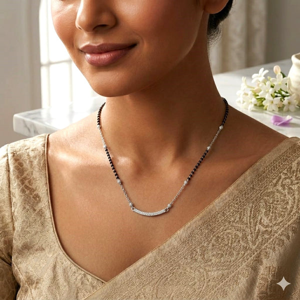 Royal Charm Silver Mangalsutra