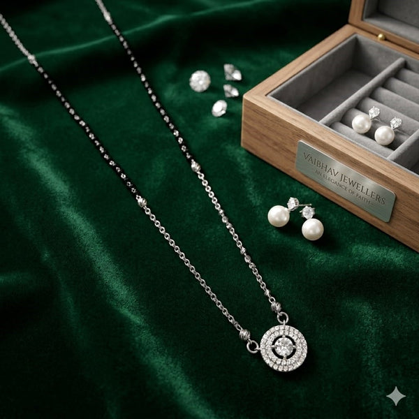 Circle of Love Silver Mangalsutra