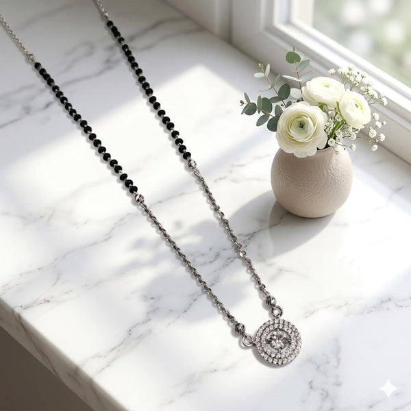 Circle of Love Silver Mangalsutra