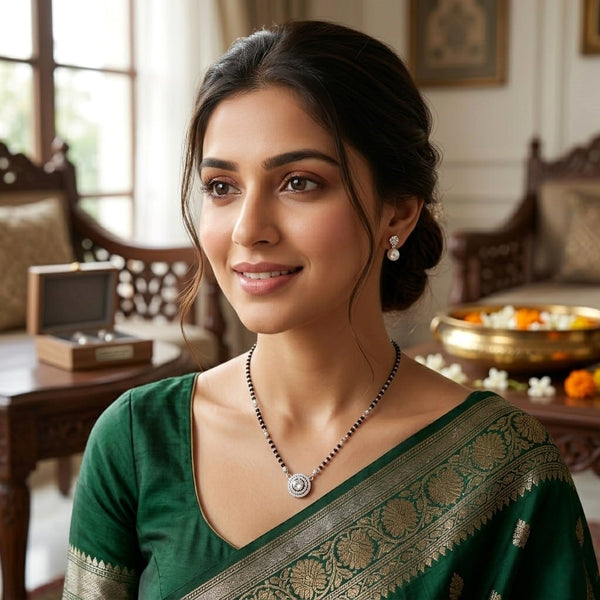 Circle of Love Silver Mangalsutra