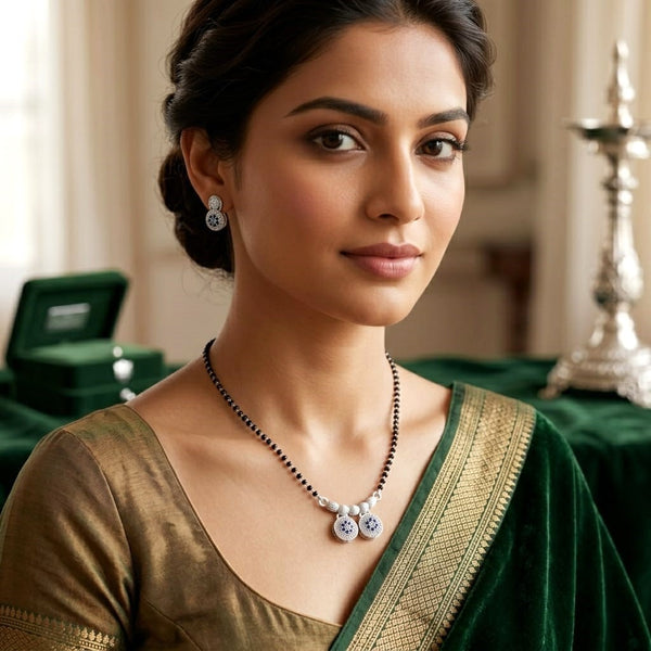 Grace Pendant Silver Mangalsutra