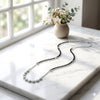 Circle Glow Silver Mangalsutra