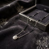 Crystal Glow Silver Mangalsutra