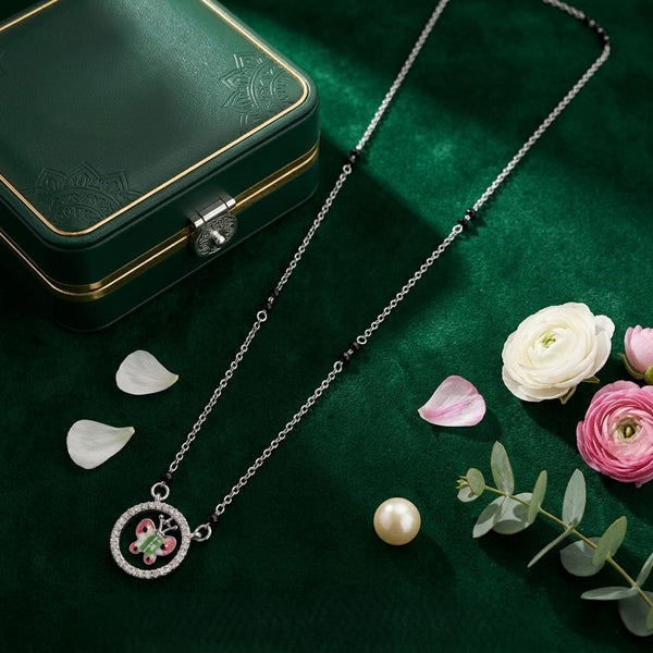 Royal Drop Silver Mangalsutra