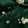 Minimal Style Silver Mangalsutra