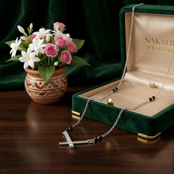 Minimalist Silver Mangalsutra