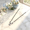Heart Pendant Silver Mangalsutra