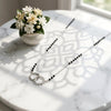 Double Circle Silver Mangalsutra