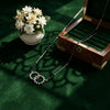 Double Circle Silver Mangalsutra