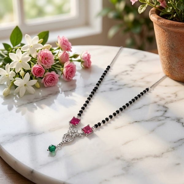 Divine Touch Silver Mangalsutra