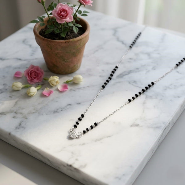 Graceful Silver Mangalsutra
