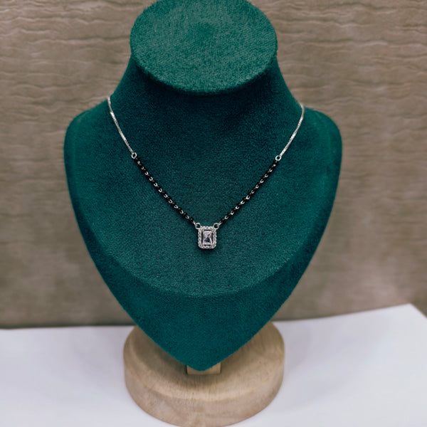 Divine Silver Mangalsutra