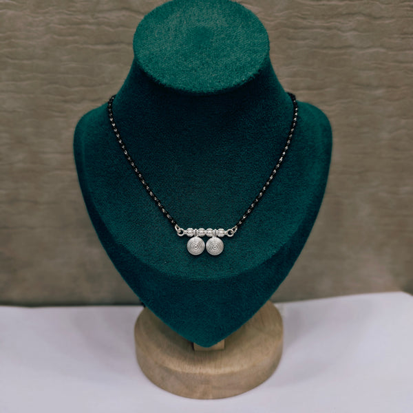 Minimalist Silver Mangalsutra