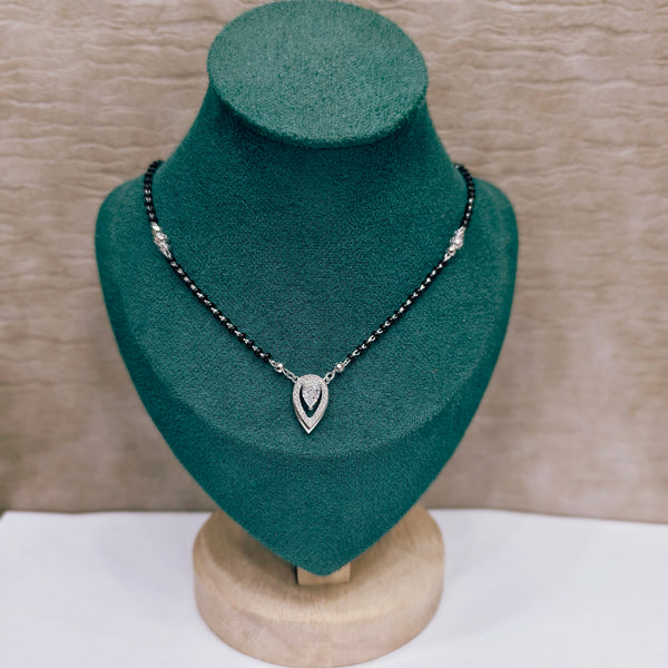 Royal Drop Silver Mangalsutra