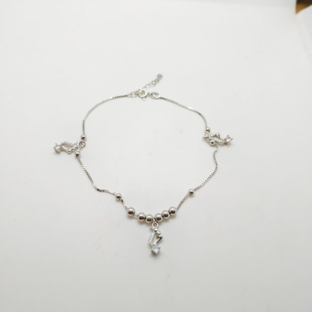 Myra Antique Beaded Anklet - Image 3