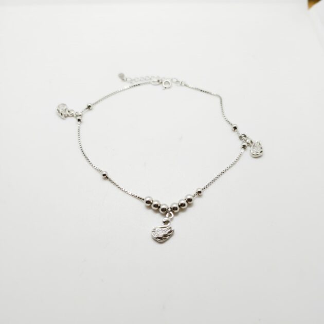 Neelam Oxidized Chained Payal - Image 3