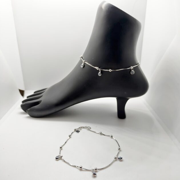 Neelam Oxidized Chained Payal