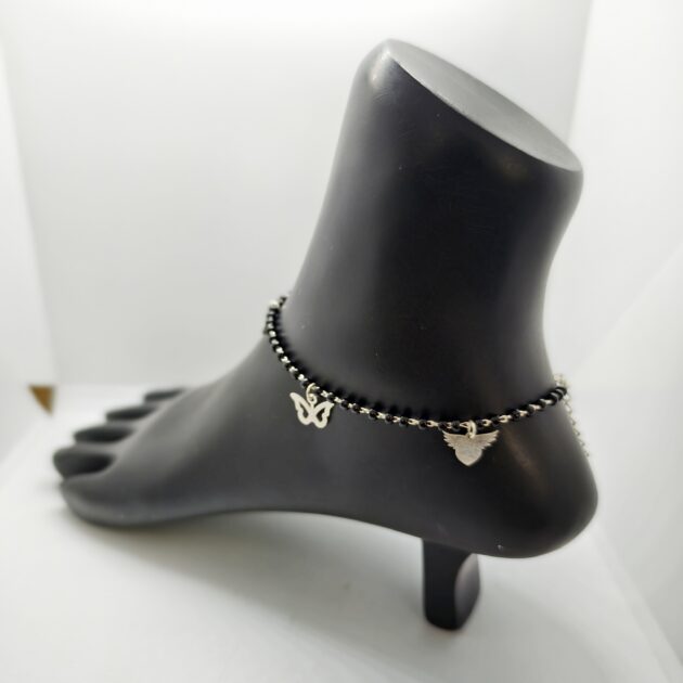 Inaya Filigree Double Layer Anklet - Image 3